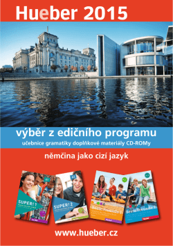 Hueber Katalog 2015