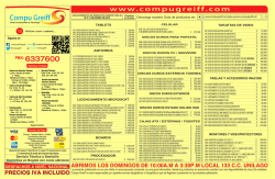 PRECIOS IVA INCLUIDO