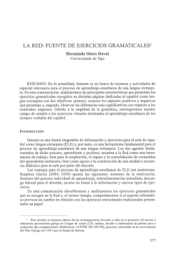 la red: fuente de ejercicios gramaticales!