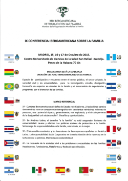 Mw Ere - Red Iberoamericana de Trabajo con las Familias