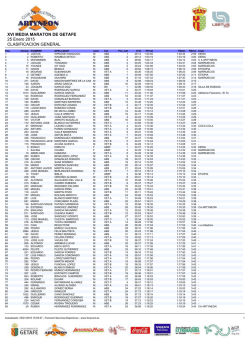 XVI Media Marat&oacute;n Ciudad de Getafe