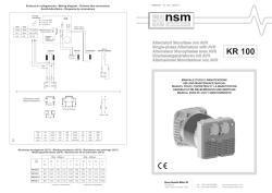 manuale - NSM Generators
