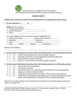 777 Central Avenue &bull; Highland Park, Illinois 60035 847.432.3240