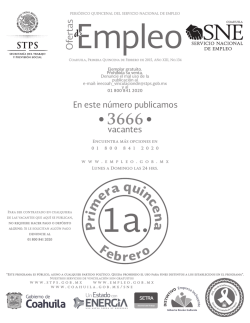 Peri&oacute;dico de Ofertas de Empleo