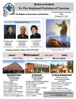 02-01-2015 - Tacoma Regional Parishes