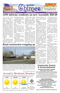 APD informs residents on new Assembly Bill 60