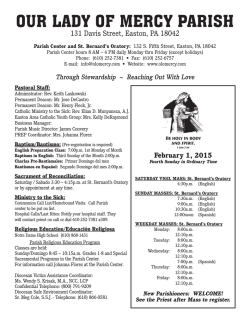 OUR LADY OF MERCY PARISH - John Patrick Publishing Company