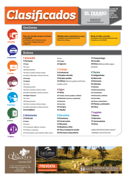 2015-01-26 clasificados - El Diario de la Rep&uacute;blica
