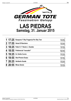 LAS PIEDRAS - German Tote