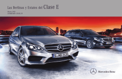 Descargar lista de precios de la Clase E Estate (PDF)