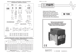 manuale - NSM Generators