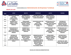 Licenciatura en Administraci&oacute;n de Empresas Tur&iacute;sticas
