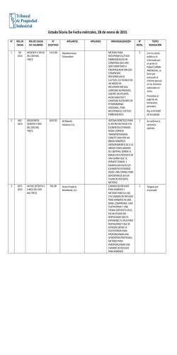 ED 28-01-2015 - Tribunal de Propiedad Industrial