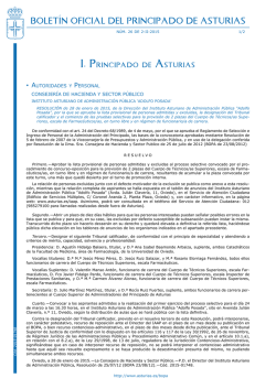 Bolet&iacute;n Oficial del Principado de Asturias