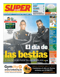 EL VALENCIA NO PUEDE FALLAR EN M&Aacute;LAGA2