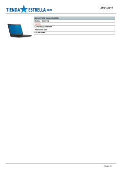 NB LATITUDE E5540 CI5-4300U Modelo : 946015Q Agotado