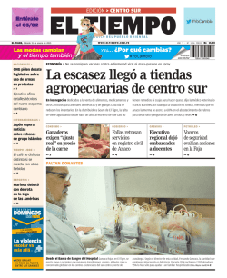 La escasez lleg&oacute; a tiendas agropecuarias de centro sur