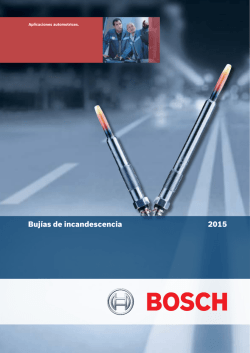 Buj&iacute;as de incandescencia 2015