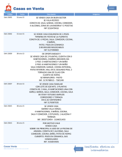 Casas en Venta