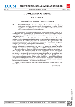 D) Anuncios - Sede Electr&oacute;nica del Boletin Oficial de la Comunidad