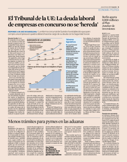La deuda laboral de empresas en concurso no se