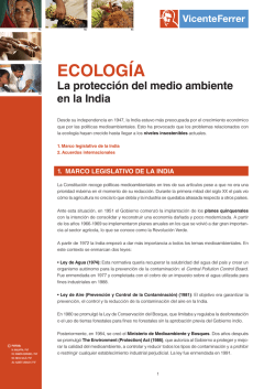 Ecolog&iacute;a: Proyectos de actuaci&oacute;n