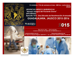 GUADALAJARA, JALISCO 2015-2016