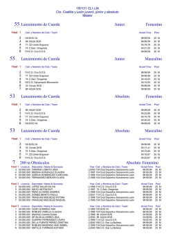 series - Club de Salvamento y Socorrismo La Ba&ntilde;eza