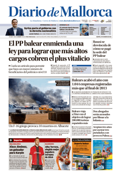 El PP balear enmienda una ley para lograr que m&aacute;s altos cargos