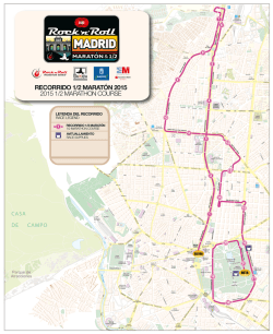 RECORRIDO 1/2 MARAT&Oacute;N 2015 2015 1/2 MARATHON COURSE