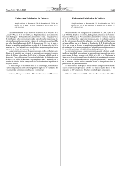 Universitat Polit&egrave;cnica de Val&egrave;ncia Universitat Polit&egrave;cnica de Val&egrave;ncia