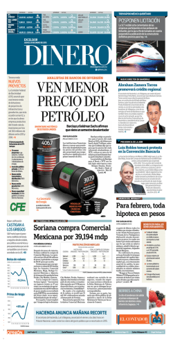 VEN MENOR PRECIO DEL PETR&Oacute;LEO