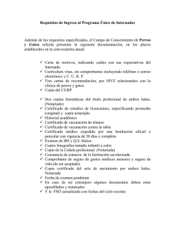 Perros y Gatos - FMVZ-UNAM