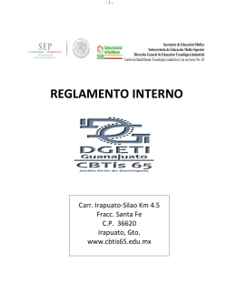 reglamento interno