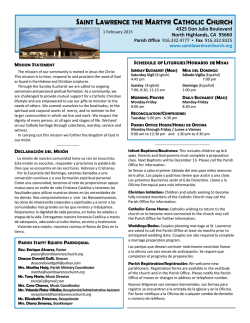 saint lawrence the martyr catholic church