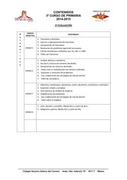 CONTENIDOS 3&ordm; PM 2&ordm; trimestre