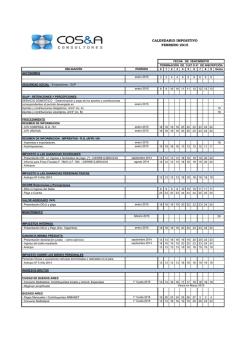 Descargar Calendario Febrero 2015
