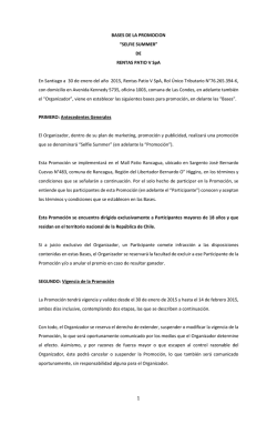 BASES DE LA PROMOCION