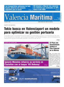 Bahri inicia un servicio mensual con Valencia