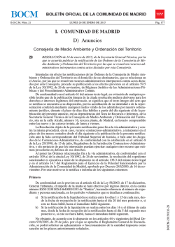 D) Anuncios - Sede Electr&oacute;nica del Boletin Oficial de la Comunidad