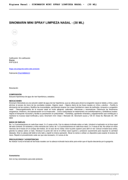 SINOMARIN MINI SPRAY LIMPIEZA NASAL - (30 ML)