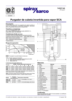 Purgadores de cubeta invertida SCA