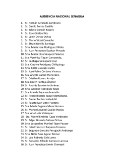 AUDIENCIA NACIONAL SENAGUA