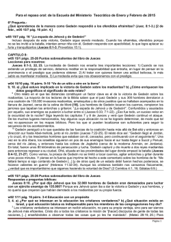 Puntos Sobresalientes Jueces 8 al 10