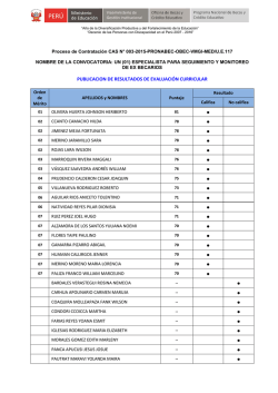 MEMORANDUM N&deg; - 2009-OEFA-SG/OA