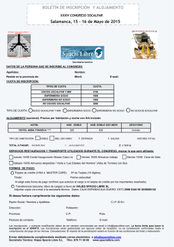 Bolet&iacute;n de inscripci&oacute;n