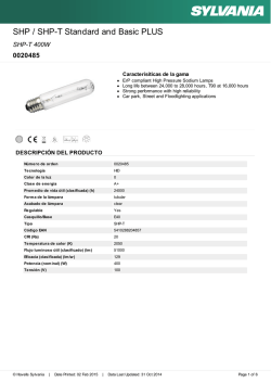 Hoja de datos - Havells Sylvania