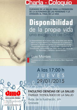 descarga el cartel - Asociaci&oacute;n Derecho a Morir Dignamente