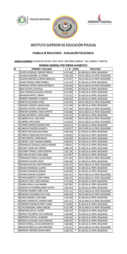"sgto. aydte. jose merlo saravia" - seguridad urbana y turistica