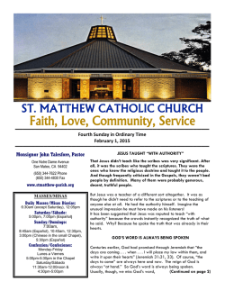 Faith, Love, Community, Service